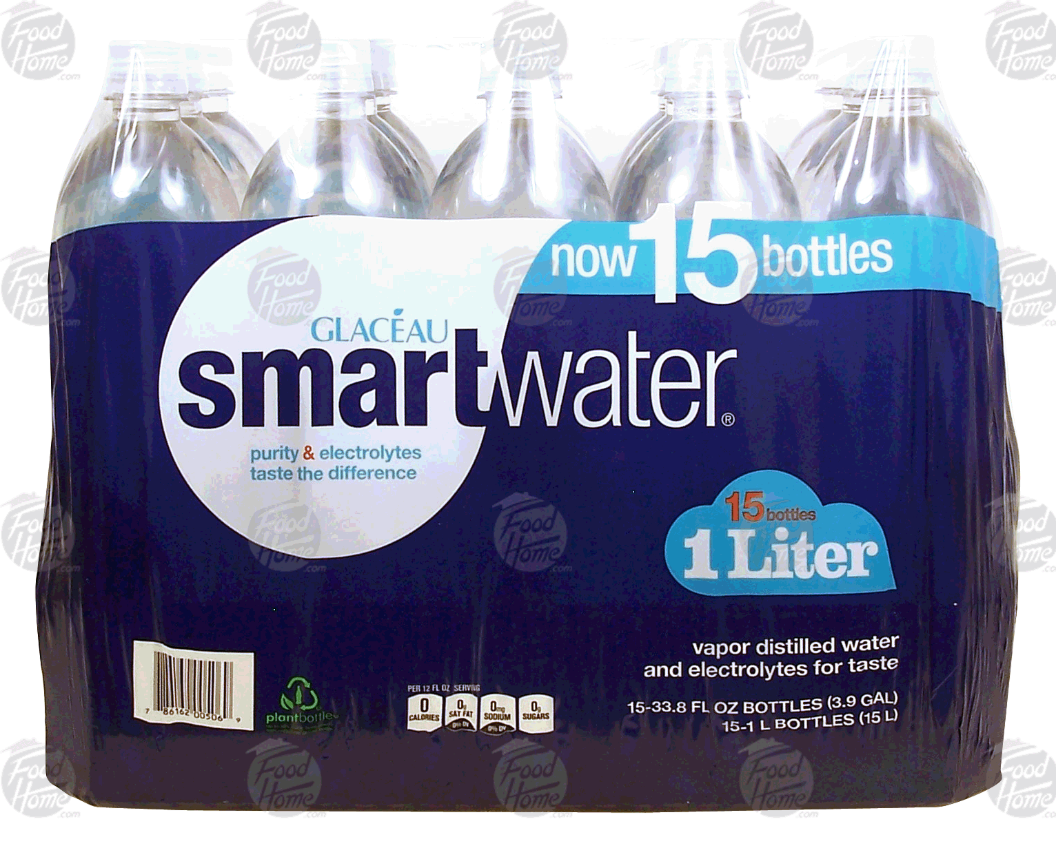 Glaceau smart vapor distilled water and electrolytes for taste, 1-liter Full-Size Picture